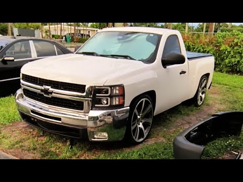 NNBS Chevy Silverado 1500 to 2500 HD bumper bracket modification stock grill and bumper upgrade.