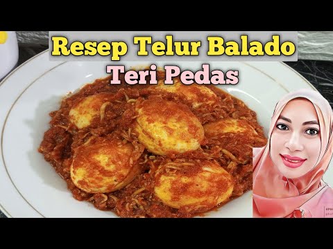 Resep Telur Balado Teri Pedas || Sambal Telur Cabe Pedas