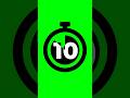 10 Seconds Countdown Stopwatch Timer