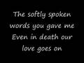 Evanescence-Even in Death (With Lyrics ...