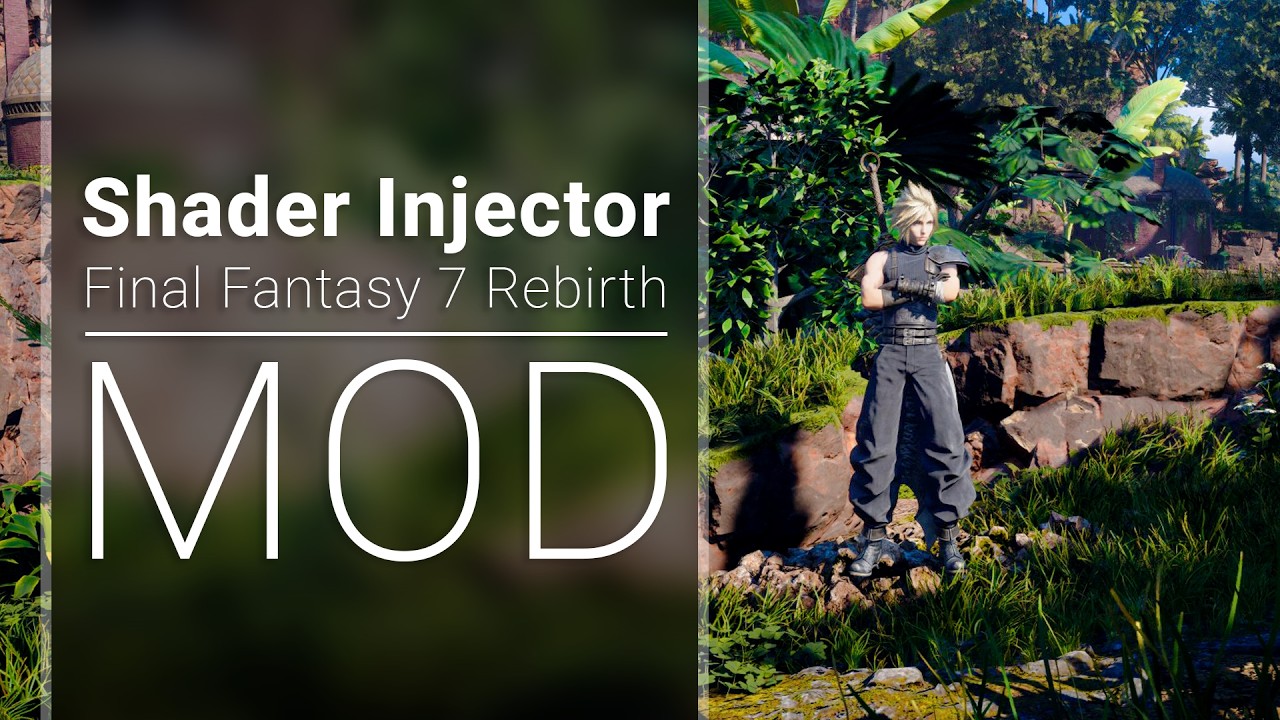 Final Fantasy 7 Rebirth: Shader Injector Mod 1.0 (Gameplay)