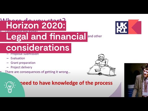 Horizon 2020: Legal and financial considerations
