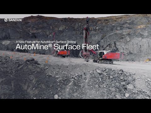 AutoMine® Surface Fleet - New feature for autonomous surface drilling