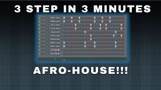 3 step Afrohouse drum pattern tutorial in 3 minutes