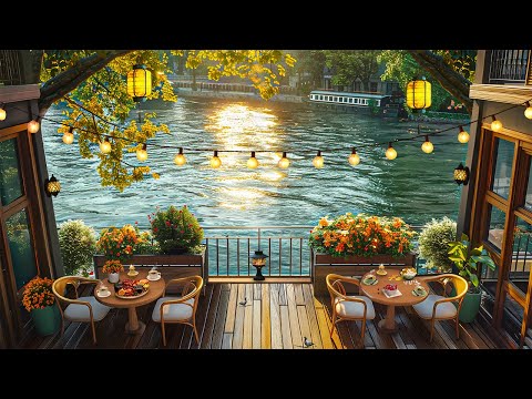 Sweet Summer Jazz🌥️ Relaxing Jazz Instrumental Music & Cozy Coffee Shop Ambience to Work,Study,Focus
