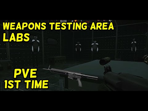 Escape from Tarkov PVE - Labs Weapons Testing Area Room - 1st time in it, looting & Selling outcome