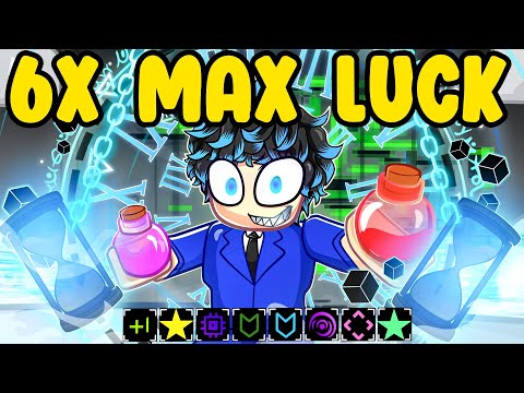 USING 6X MAX LUCK POTIONS IN GLITCH BIOME ON ROBLOX SOL'S RNG, DID I COOK?