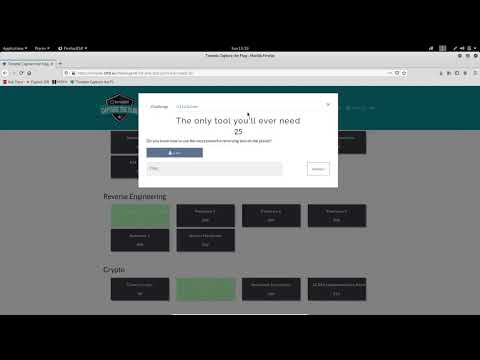 The Only Tool You'll Ever Need || Tenable CTF 2021 || Reverse Engineering Challenge || Walkthrough