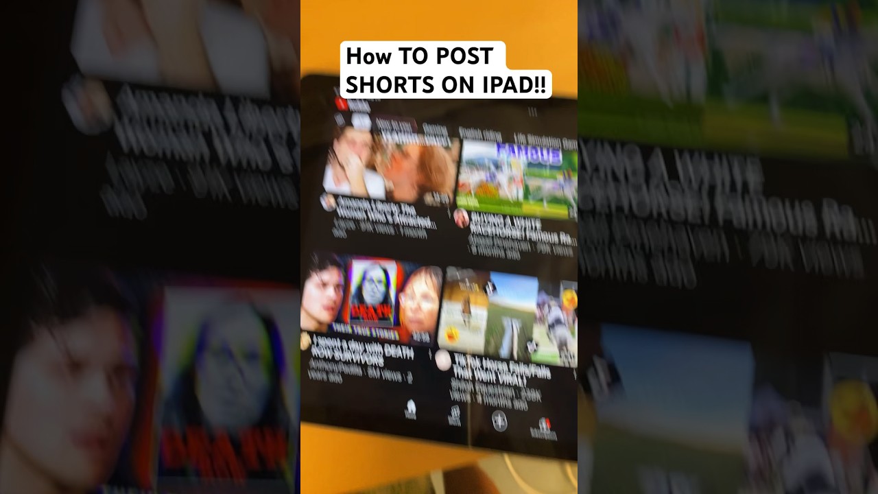 How to post shorts on an iPad  #viral #skincare #roblox #royalehigh #goneviral