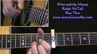Ralph McTell Wino and the Mouse | Guitar Play Thru
