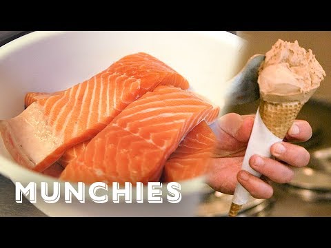 Anchovy and Salmon Ice Cream Is Not Made For Dessert