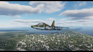 War Thunder pilot tries DCS for the first time - su25t target practice mission