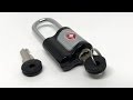 Samsonite US Air Travel Key Lock Set Of 2 Black Unboxing