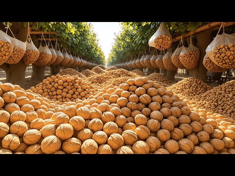 Milliarden Tonnen Walnüsse – so funktioniert die Ernte in Kalifornien