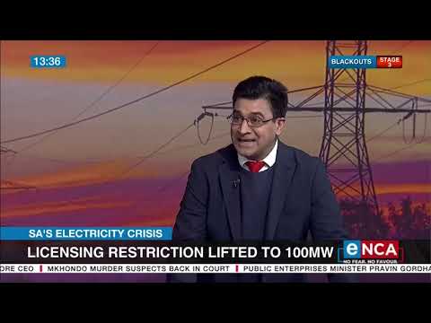 eNCA Business Licensing restrictions lifted to 100MW
