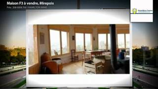 preview picture of video 'Maison F3 à vendre, Mirepoix'