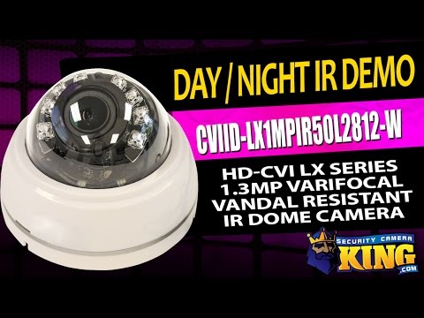 Unboxing - HD-CVI LX Series 1.3MP Varifocal Indoor IR Dome Security Camera - CVIID LX1MPIR50L2812 W