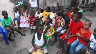 Gettin funky with the kids, praisin God!