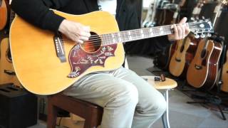 Video thumbnail for 151247 Gibson HUMMINGBIRD (1969) by bluegguitar