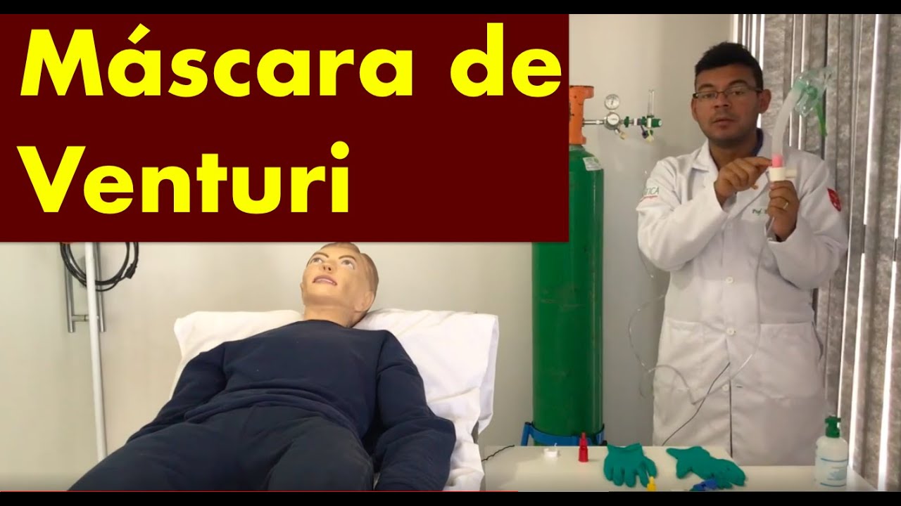 Máscara de Venturi - Oxigenoterapia