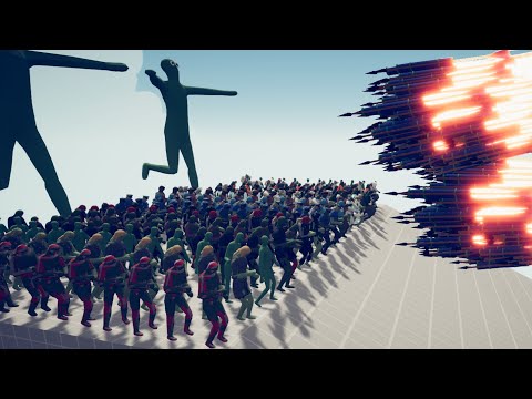 200x ZOMBIES + GIANT ZOMBIES vs 3x EVERY GOD | Totally Accurate Battle Simulator TABS