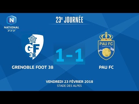 J23 : Grenoble Foot 38 - Pau FC (1-1), le replay