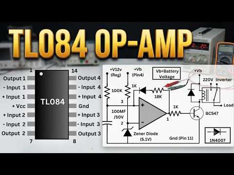 IC TL084 JFET LOW NOISE OPERATIONAL AMPLIFIER INTEGRATED CIRCUIT DIP-14 SIP-14