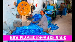 Plastic bags making process | polythene bag manufacturing |Shopper making