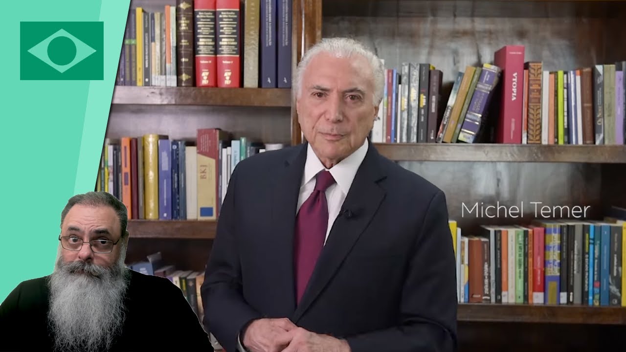 TEMER fala em "RESOLVER os PROBLEMAS INTERNOS" para PERMITIR "NEGOCIAÇÃO no EXTERIOR"