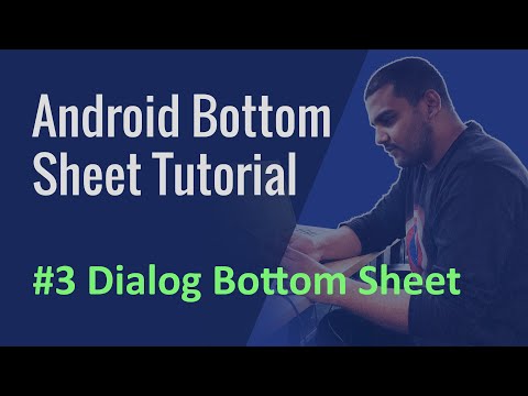 3 Android Bottom Sheet Tutorial Dialog Bottom Sheet