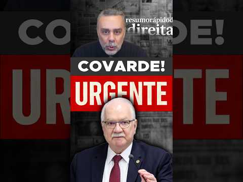 🚨BOMBA! FACHIN VAI FUGIR...
