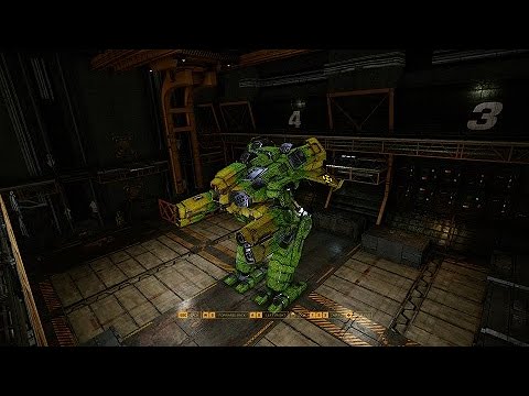 Mecharrior Online - Marauder II MAD-4HP Short Range Missile Boat.