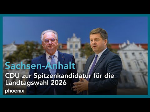 CDU-Pressekonferenz: Landtagswahl in Sachsen-Anhalt