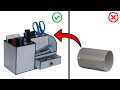 How To Make A Desktop Organiser Using PVC Pipe Creative Idea With PVC Pipe