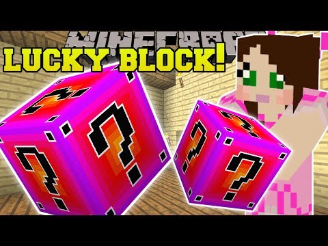 Minecraft: LUCKY BLOCK RANDOM! (1 MILLION DAMAGE WEAPONS & INSANE ARMOR!) Mod Showcase