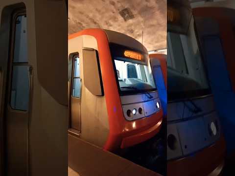 Metro de Santiago | AS-02 R°4415-44?? | Retirándose de Estación Terminal PLAZA PUENTE ALTO | LINEA 4