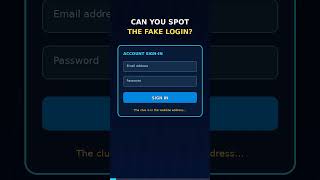Bisakah Kamu Mengenali Halaman Login Palsu Ini? 🚨 #Shorts