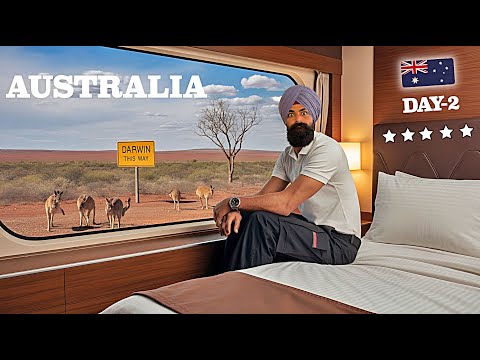 ਦਿਨ ਦੂਜਾ! ਆਸਟ੍ਰੇਲੀਆ ਦੇ ਬੀਆ ਬਾਨ ਚ ਲਗਜ਼ਰੀ ਰੇਲ🚂The Ghan🇦🇺