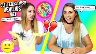GLITTER.SLIMES REVIEWS MY ETSY SLIME SHOP!! *DOES SHE HATE IT? Nichole Jacklyne!*
