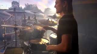 Pearl Artist Juhana Karlsson Drum Cam - If Not Here, Where? @ LankaFest, Puolanka Finland 12.7.2014