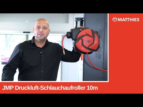JMP Druckluft-Schlauchaufroller 10m  - bringt Ordnung in die Werkstatt | Matthies