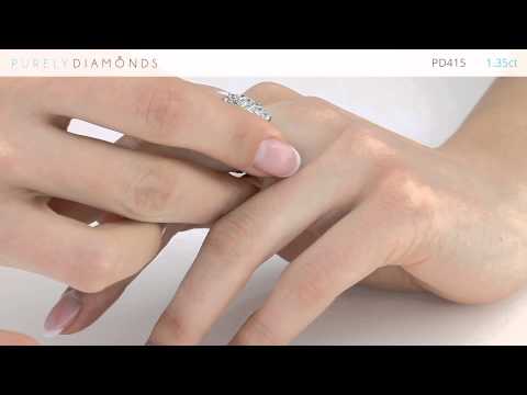 Diamond Ring PD415: 1.35ct - Purely Diamonds