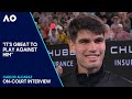 Carlos Alcaraz On-Court Interview | Australian Open 2024 First Round