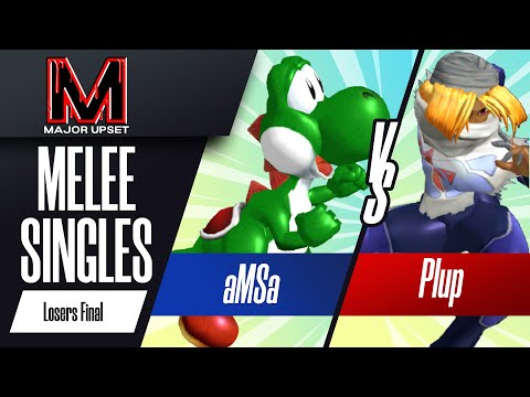 aMSa (Yoshi) vs Plup (Sheik) - Melee Singles Losers Final - MAJOR UPSET