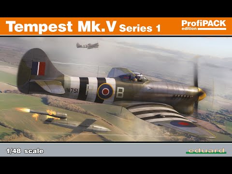 All new tooling 2018 My Eduard 1/48th Tempest MkV Series One PROFIPACK