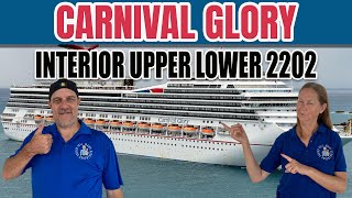 Carnival Glory Interior Upper Lower Cabin 2202 | Tall Man's Cruise Adventures