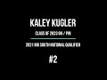 2021 Big South Highlights Kaley Kugler