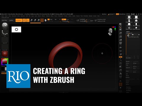 Creating a Ring with ZBrush