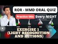 ROR MMD Surveyor Oral Questions Exc 1 Light Recognition Actions ROR Cards ROR Situations