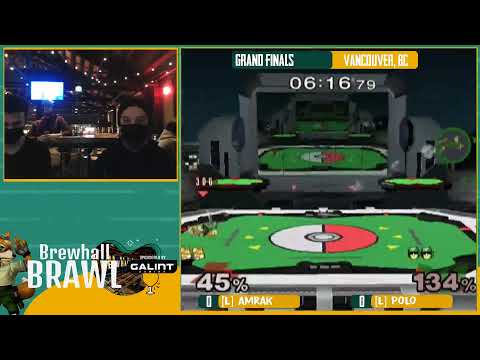 Amrak [L] (Fox) Vs. Polo [W] (Captain Falcon)  - Grand Finals - Brewhall Brawl #9 (Vancouver Local)